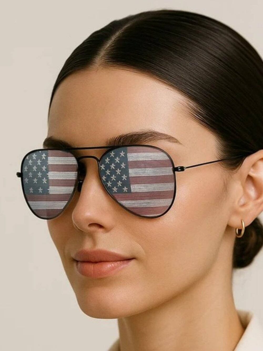 New Topfoxx Patriot Eyes Aviator Sunglasses